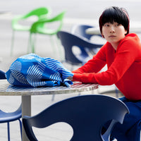 ドッツブルー＆レザーストラップセット