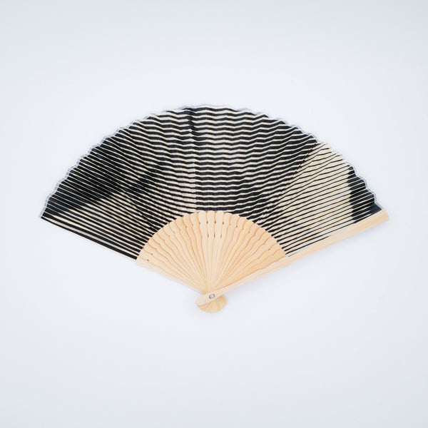 Folded Paper Black Fan