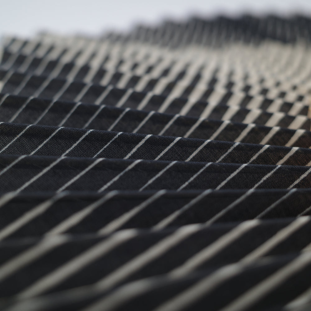 Folded Paper Black Fan