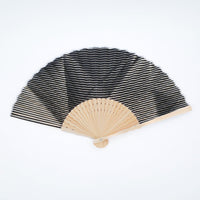 Folded Paper Black Fan