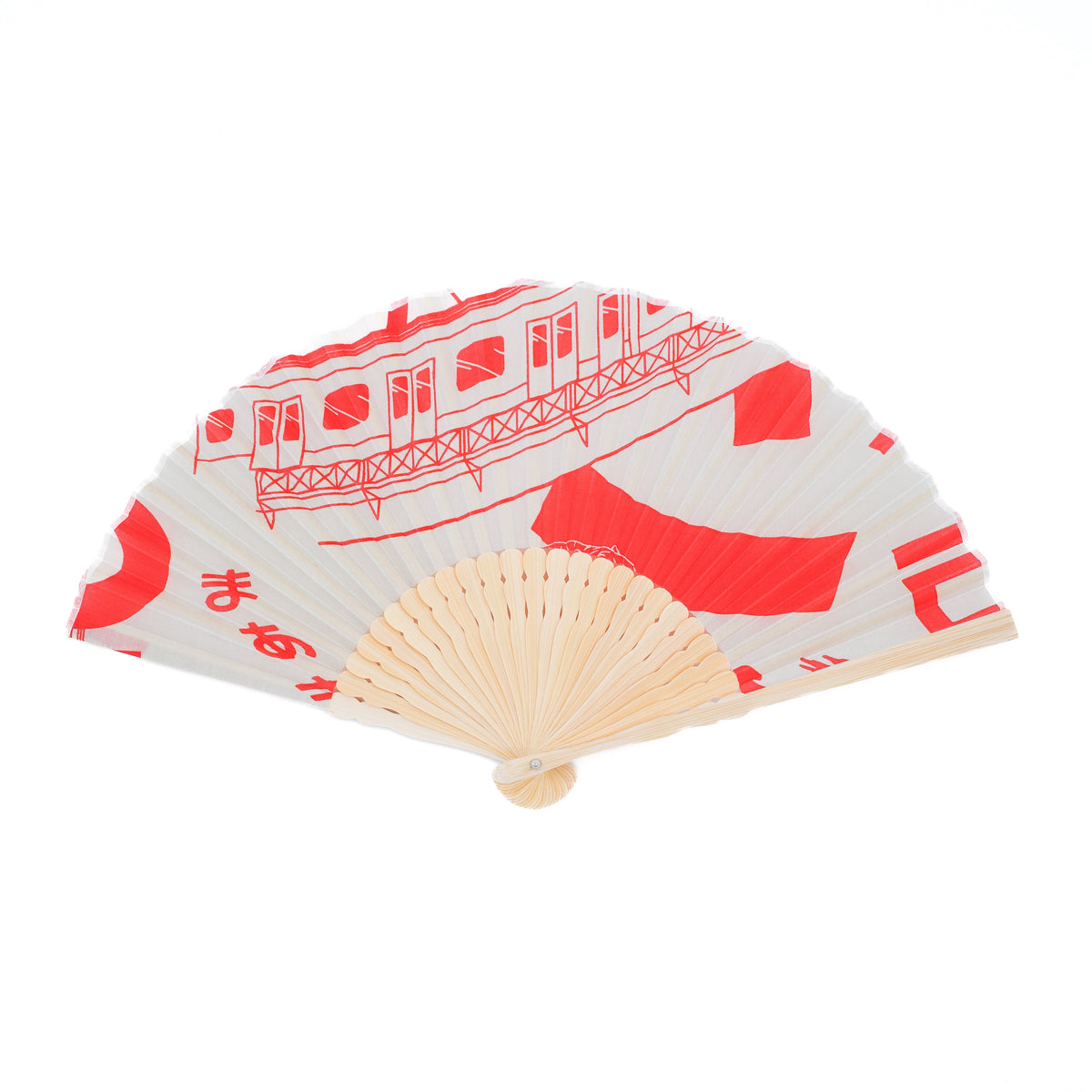 Tokyo Manga  Fan (Orange)