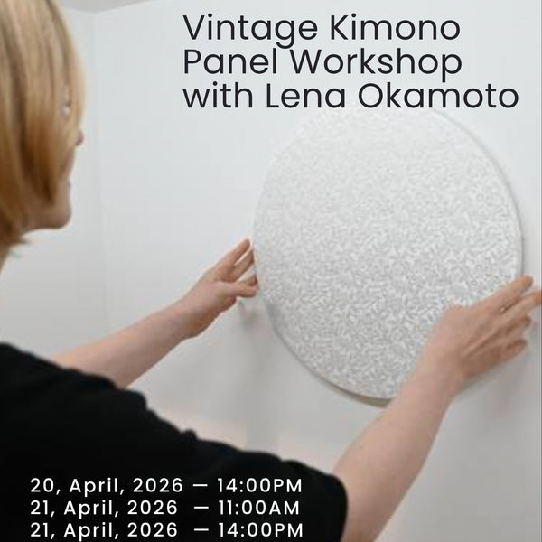 Vintage Kimono Panel Workshop in Tokyo