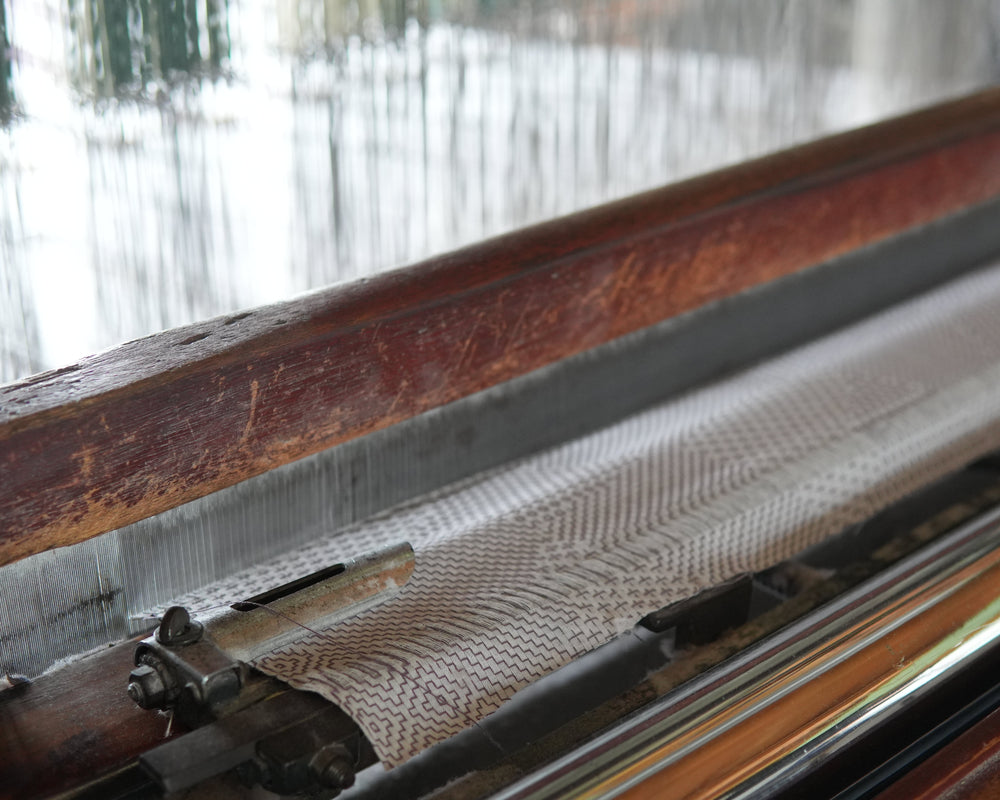 Sashiko Coaster - Grayish purple