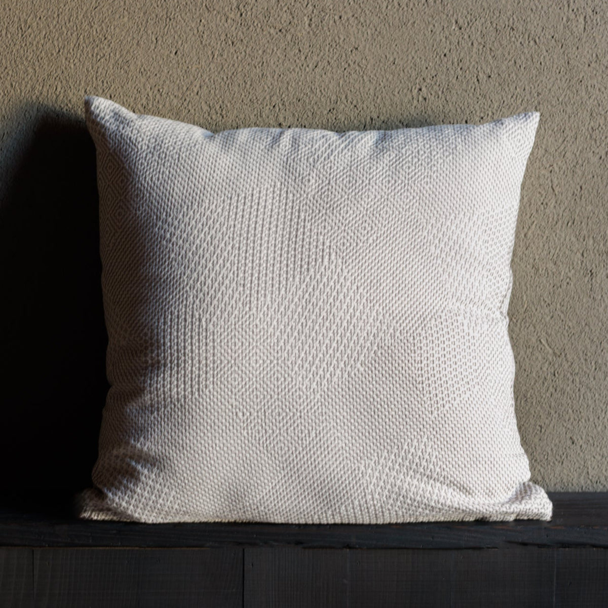 Sashiko Cushion Cover – White