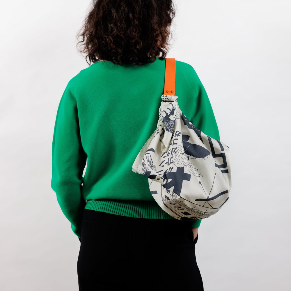 “Tokyo Manga Midnight Blue” Furoshiki Bag Set