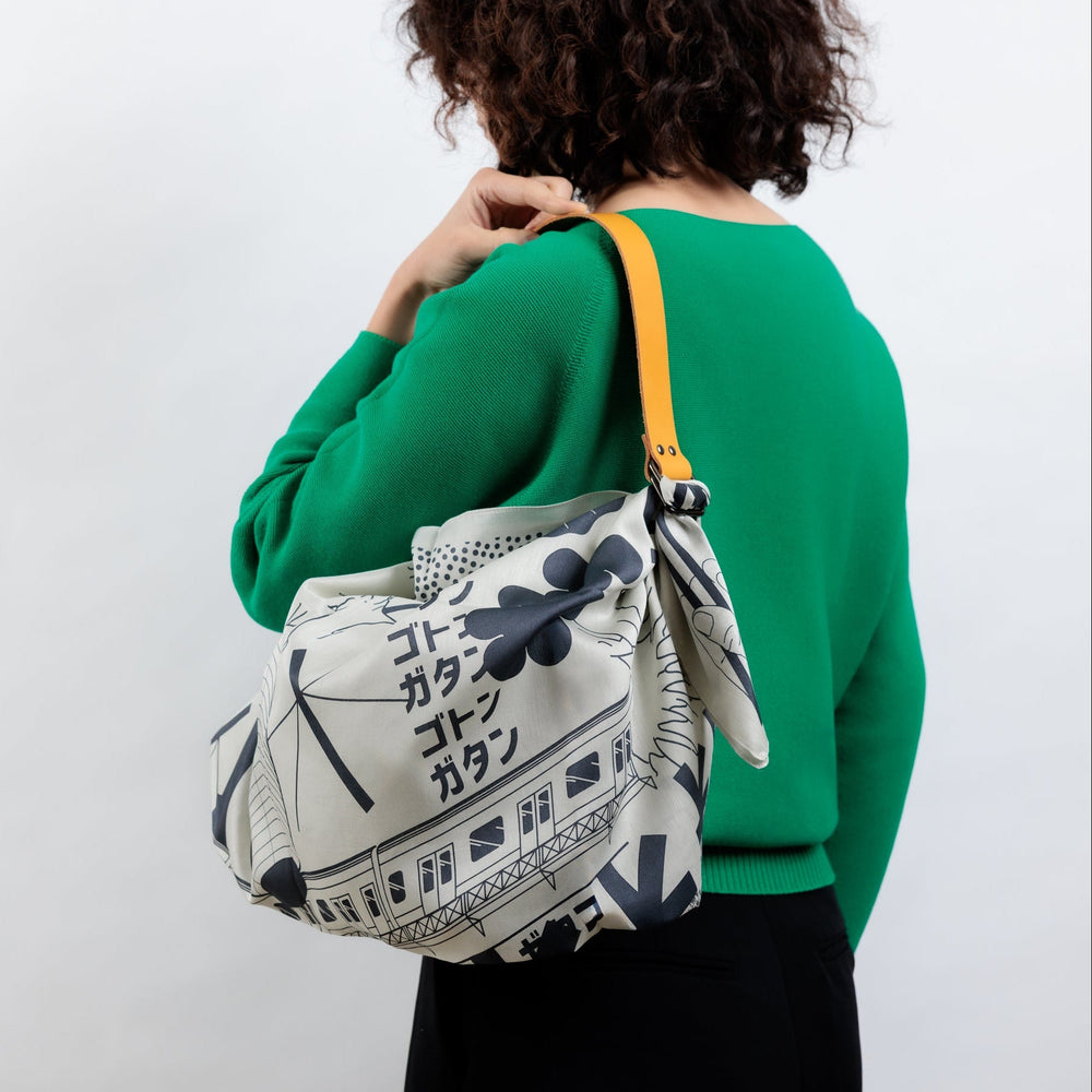 Mustard Leather carry strap