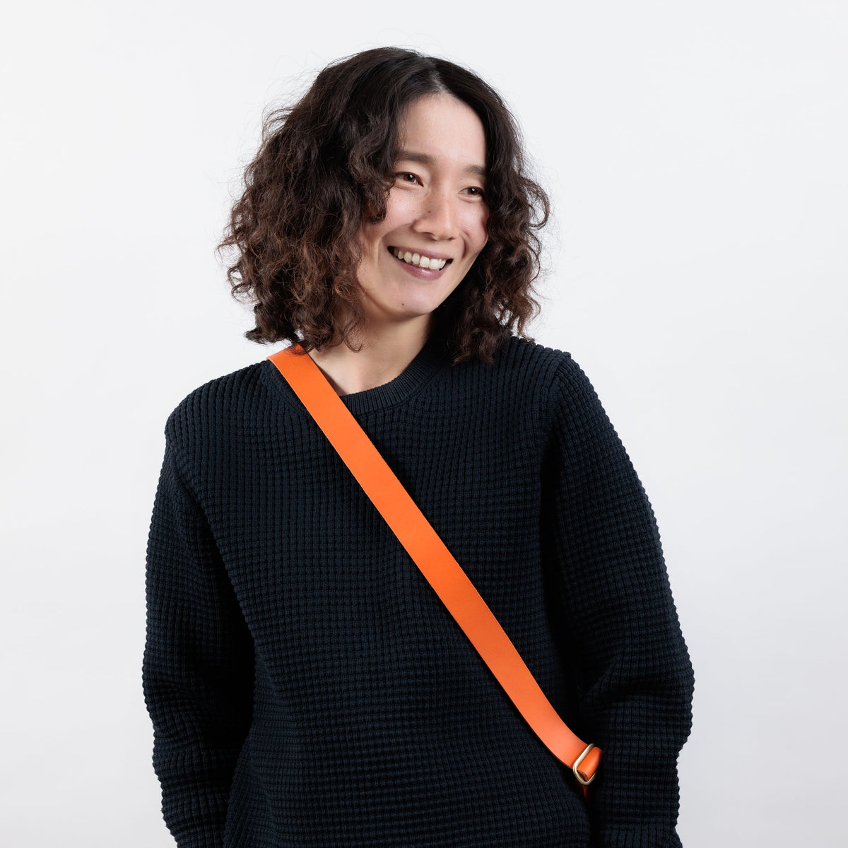 Adjustable Leather Strap (Orange)