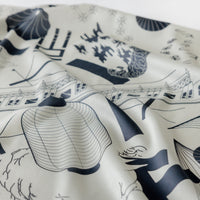 Tokyo Manga Midnight Blue & Mustard Adjustable Leather Carry Strap Set