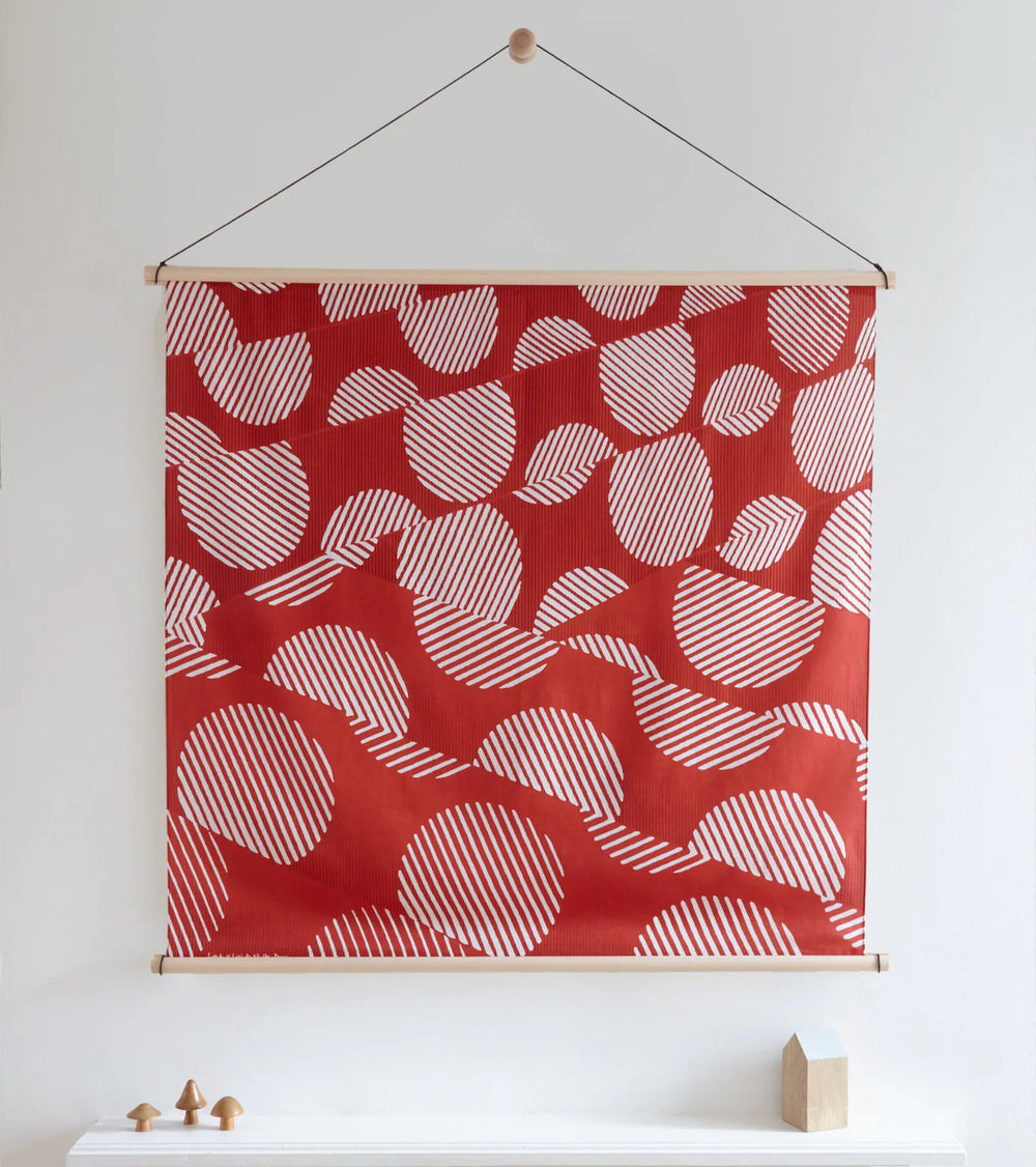 “Dots” Rust Furoshiki