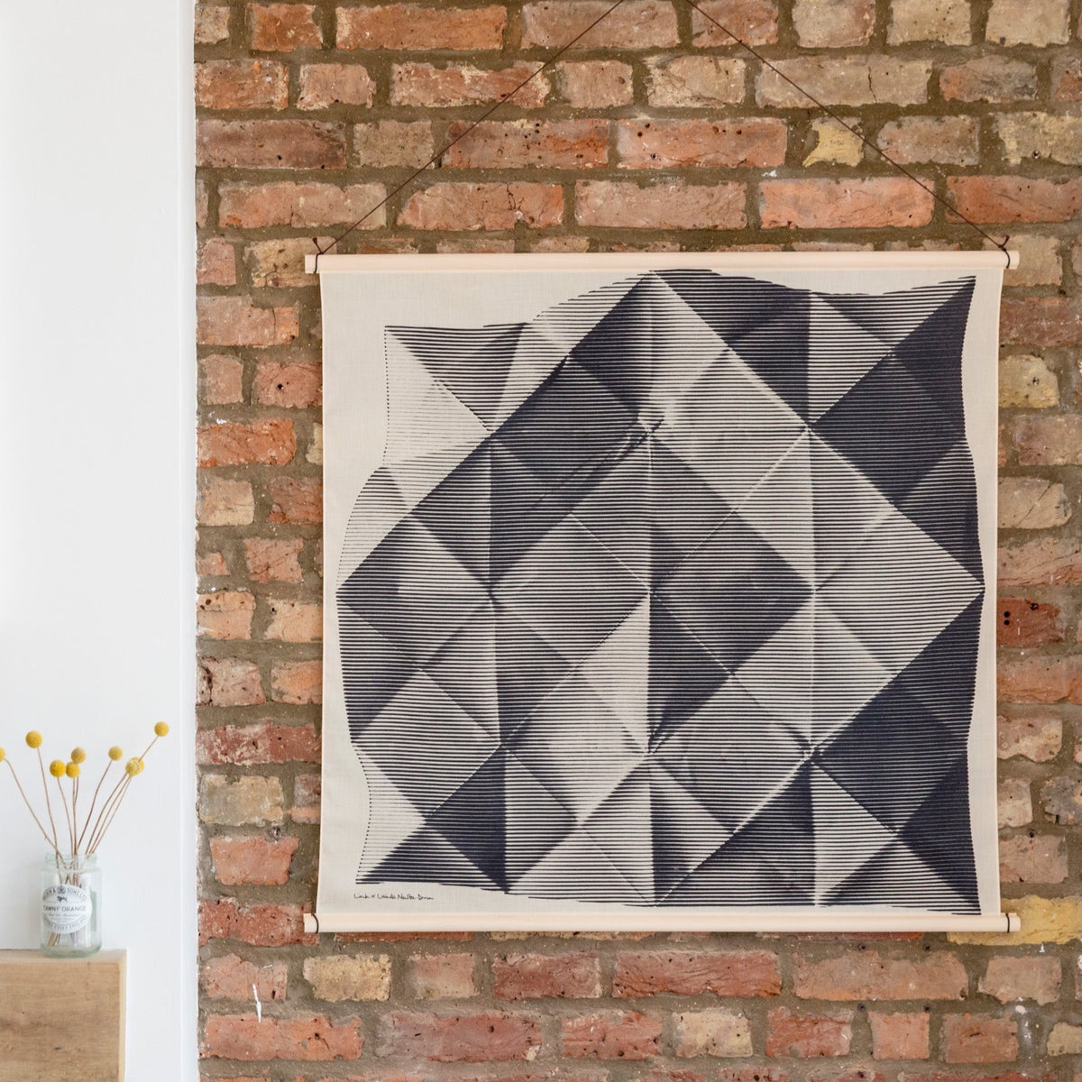 Hinoki Wooden Furoshiki Hanger with Nylon Cord (Long or Short)