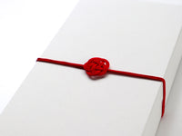 Gift box for furoshiki with mizuhiki ribbon