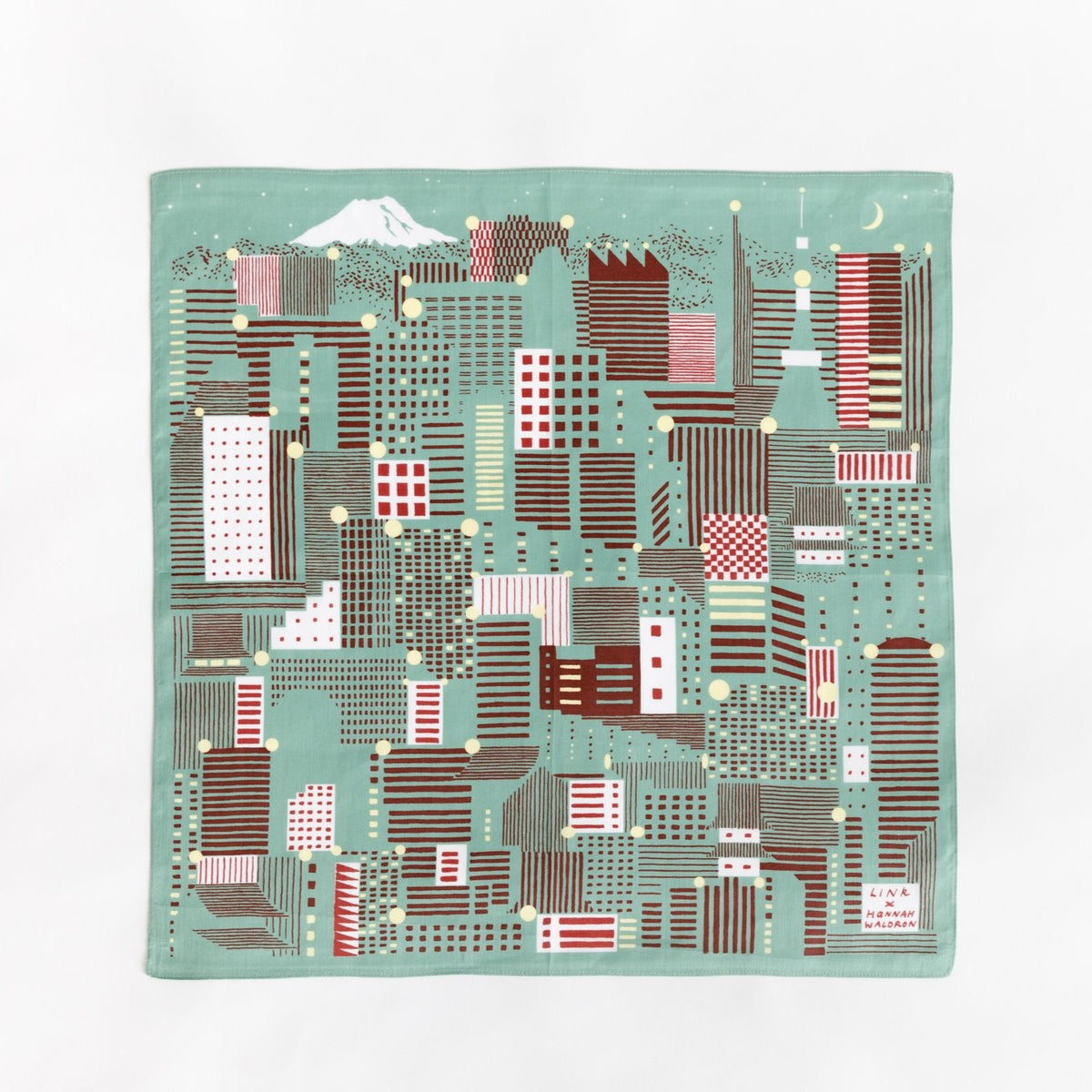 Tokyo Matcha Furoshiki & Wood Gift Box set