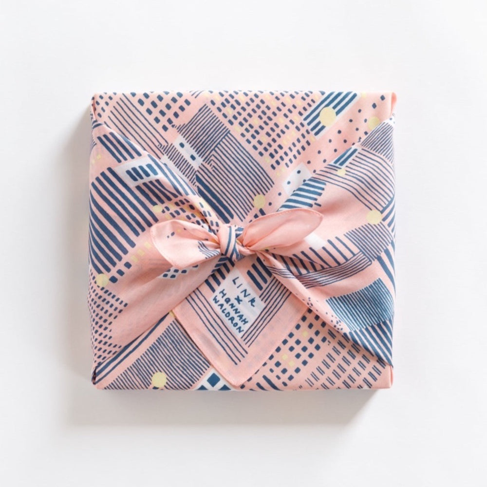 Tokyo Sakura Furoshiki & Kiri Wood Gift Box / Set of 2