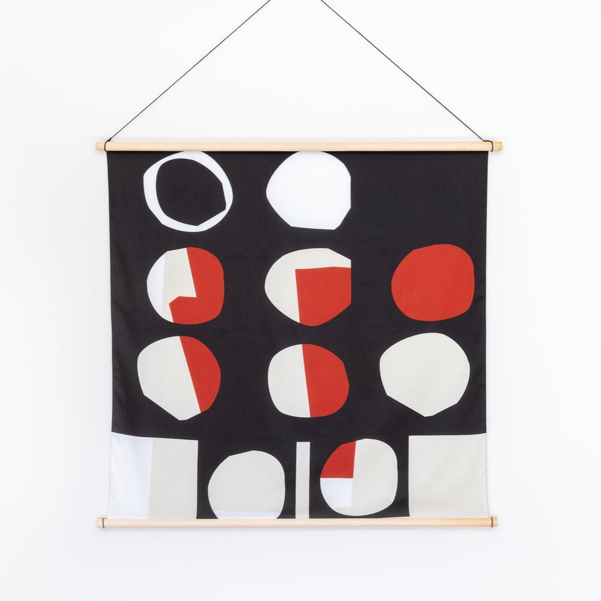 Hinoki Wooden Furoshiki Hanger with Nylon Cord (Long or Short)