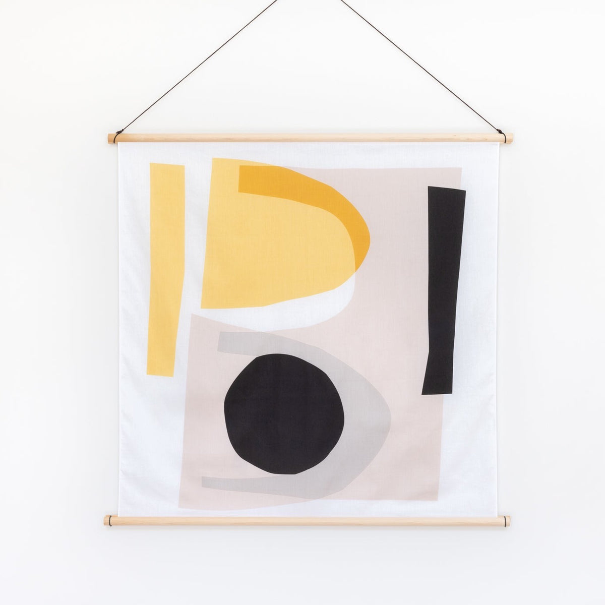 Hinoki Wooden Furoshiki Hanger with Nylon Cord (Long or Short)