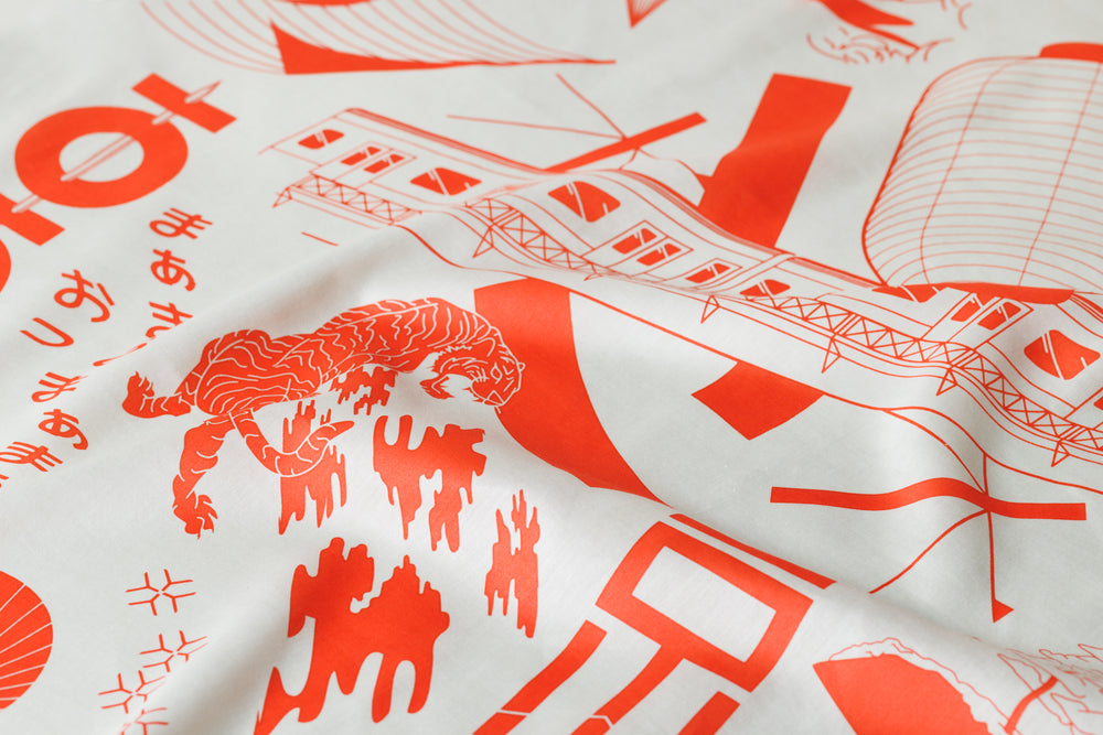 “Tokyo Manga” Furoshiki Bag Set