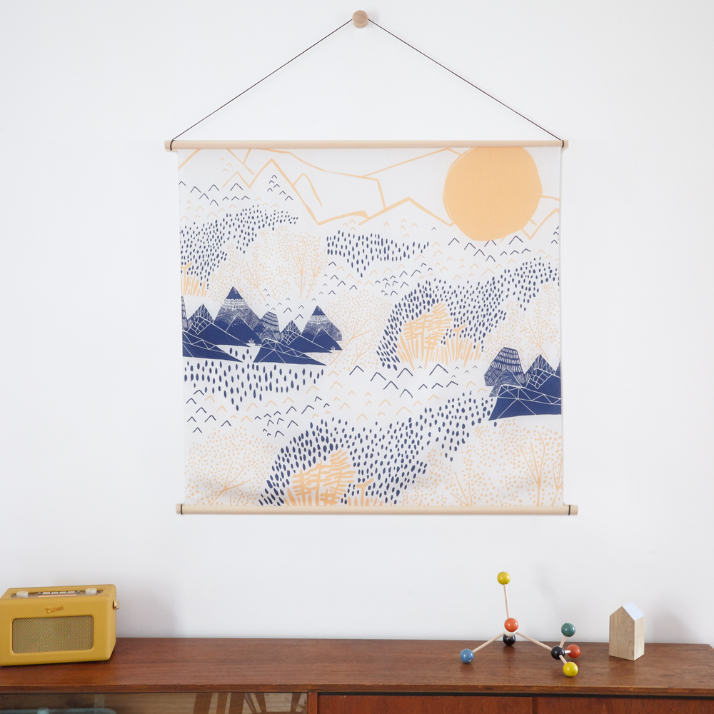 “Mountain Blossom” Furoshiki