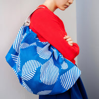 “Dots” furoshiki (blue) bag