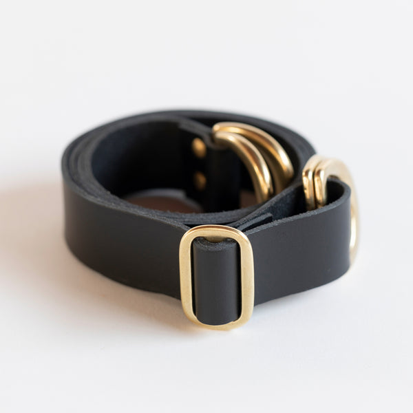 Adjustable Leather Strap (Black)