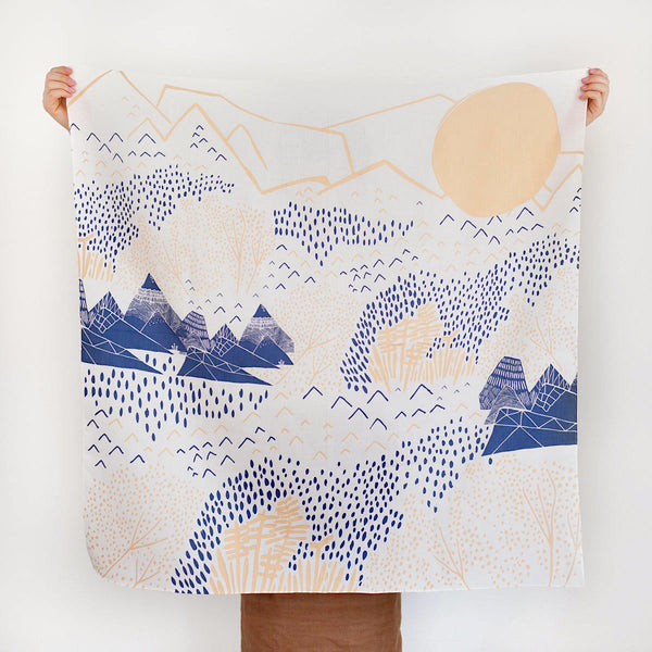 “Mountain Blossom” Furoshiki