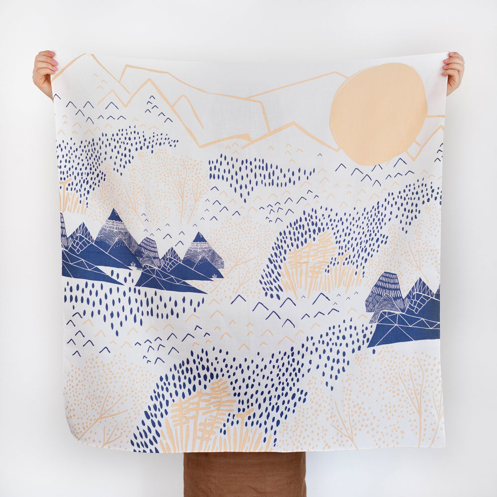 “Mountain Blossom” furoshiki