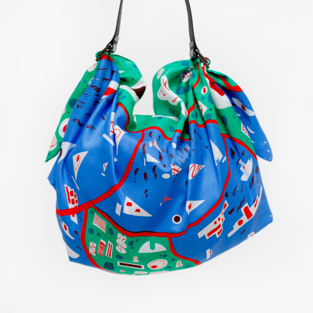 “Stockholm” furoshiki (green) bag set