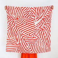 “Stripe” furoshiki (red)