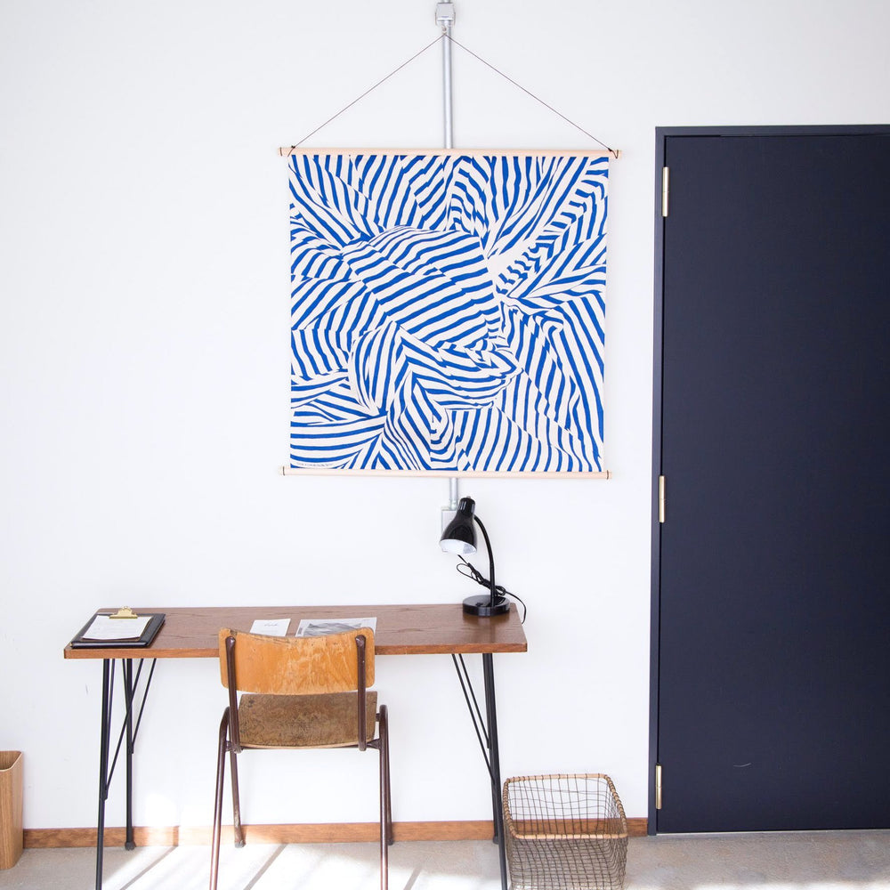 Wood furoshiki hanger in Citan hostel, Kyoto Japan